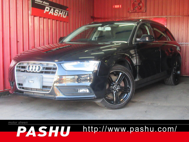 A4アバント 2.0 TFSI クワトロ 4WD HDDナビ地デジTVカメラ本革MADブラ
