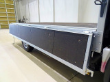 荷台内寸:311×161×38 三方開 荷台用幌シート付(テープ補修跡あり) リアアオリチェーン2個