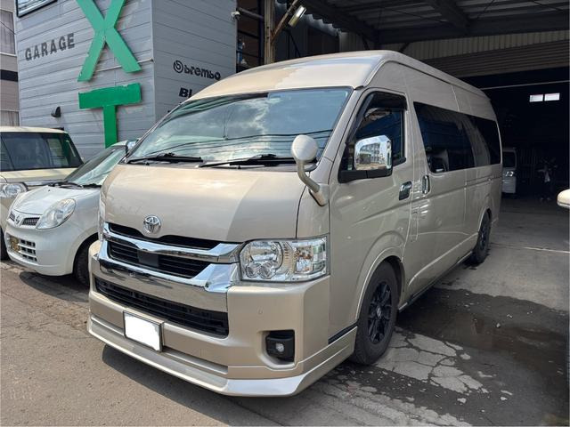 ハイエース 2.7 グランドキャビン ファインテックツアラー 4WD ALPINE10インチナビ