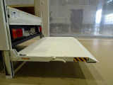 垂直パワーゲート 600kg 新明和/RE06-1133 長:100cm/有効長:87cm 幅:158cm 左リア支柱PG上下スイッチ 左シャシリアPGスイッチコード
