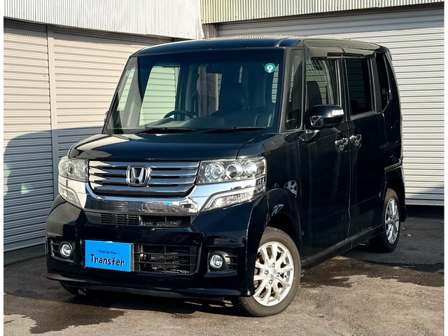 N-BOXカスタム G Lパッケージ 4WD 検8年7月ナビBカメラ両パワスラドラレコ