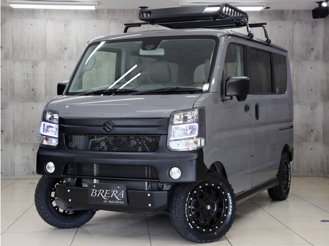エブリイワゴン PZターボ 4WD 新品AW新品タイヤ新品スキッドバンパ-