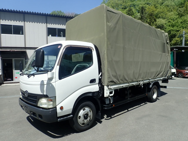 ダイナ 4.0 ワイド 超ロング 高床 ディーゼル 幌車 2t 木床 内高237cm 走行少