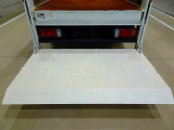 垂直パワーゲート 600kg 新明和/RE06-1133 長:100cm/有効長:87cm 幅:158cm 左リア支柱PG上下スイッチ 左シャシリアPGスイッチコード