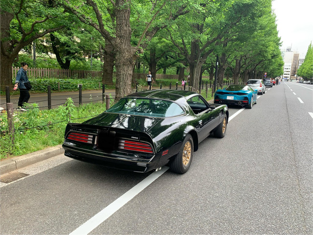 ポンテアック ファイヤーバード トランザム アメ車旧車バイク面白い