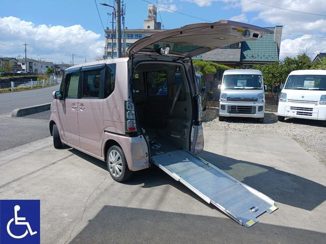 N-BOX+ G Lパッケージ 福祉車両 スローパー 電動ウインチ