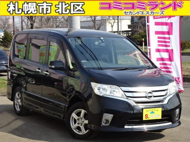 セレナ 2.0 ハイウェイスター V エアロセレクション 4WD 事故無 保証1年 社外ナビ