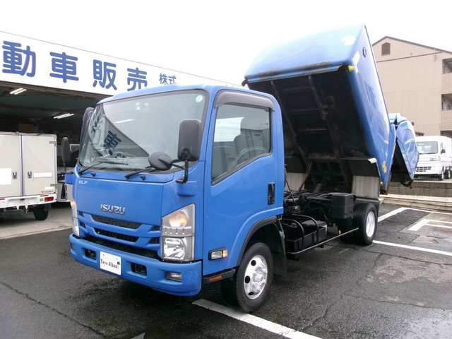 エルフ  4WDダンプ式塵芥車6.5M3新明和