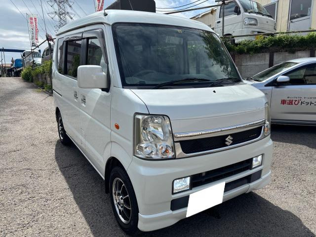 エブリイワゴン JPターボ ハイルーフ 2年車検付 HID 社外アルミ