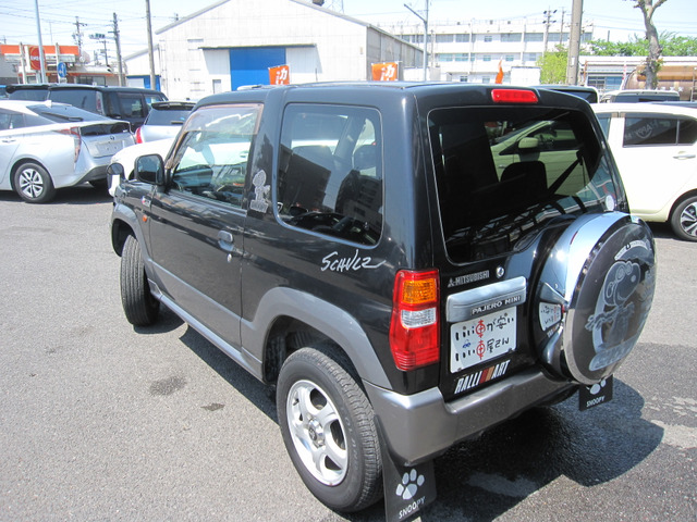 三菱 パジェロミニ スヌーピー エディション II 禁煙☆PW☆背面タイヤ