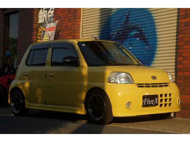 エッセ カスタム ローダウン Aftermarketアルミホイール 買取車