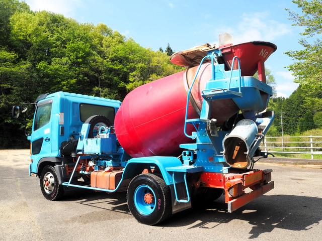 日野 レンジャー ミキサー車 極東製 3.2立米 生コン ミキサー車