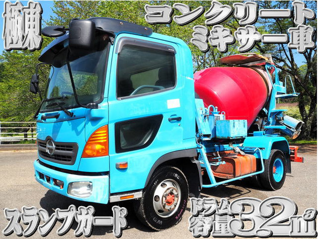 レンジャー ミキサー車 極東製 3.2立米 生コン ミキサー車