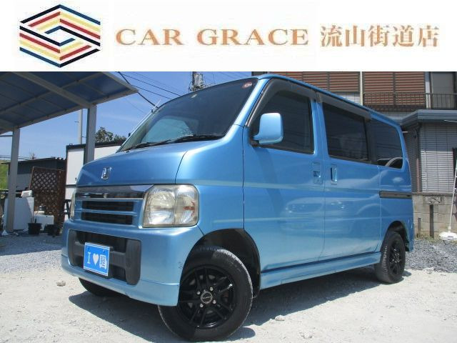 バモス L 車検整備付 修復歴無 社外12AW CD