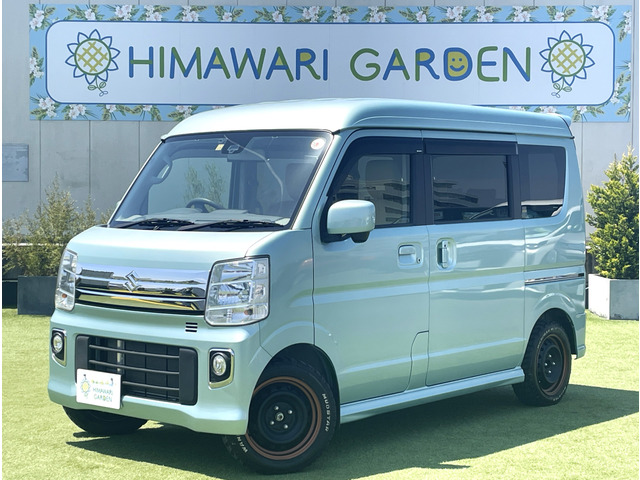 エブリイワゴン PZターボ ハイルーフ 4WD 衝突軽減/後席モニター/ナビ/TV/禁煙