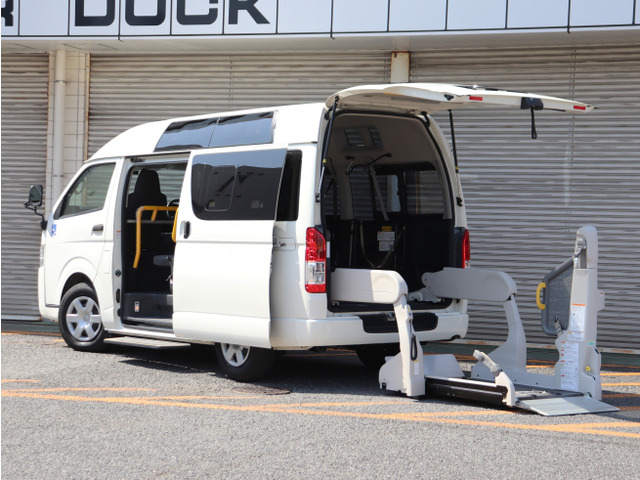 ハイエースバン 2.0 DX ロング ハイルーフ 車いす仕様車Fタイプルーフサイドウイ
