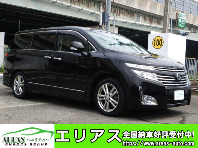 エルグランド 3.5 350ハイウェイスター プレミアム 4WD 本革パワーシートHDDフリップ...