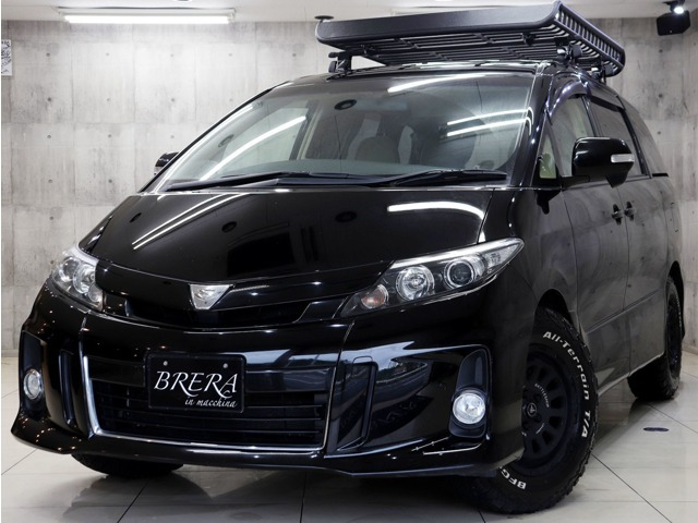 エスティマ 2.4 アエラス 4WD 新品AW新品タイヤ ナビTVバックカメラ