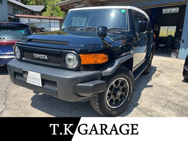 FJクルーザー 4.0 ブラックカラーパッケージ 4WD シートカバー前後ドラレコ