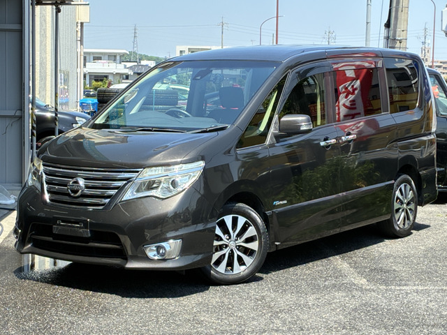 セレナ 2.0 ハイウェイスター S-HYBRID 純正8型ナビ 後席モニター 両側パワスラ