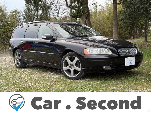 V70 クラシック 純正ナビ 黒革シート サンルーフ ETC
