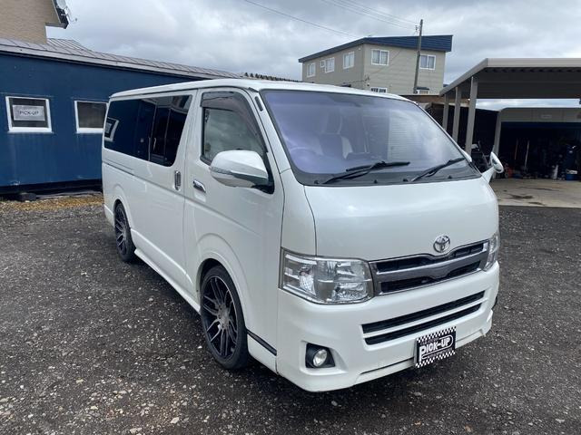 ハイエースバン 3.0 スーパーGL ロング ディーゼル 4WD ETC バックカメラ 両側スライ...