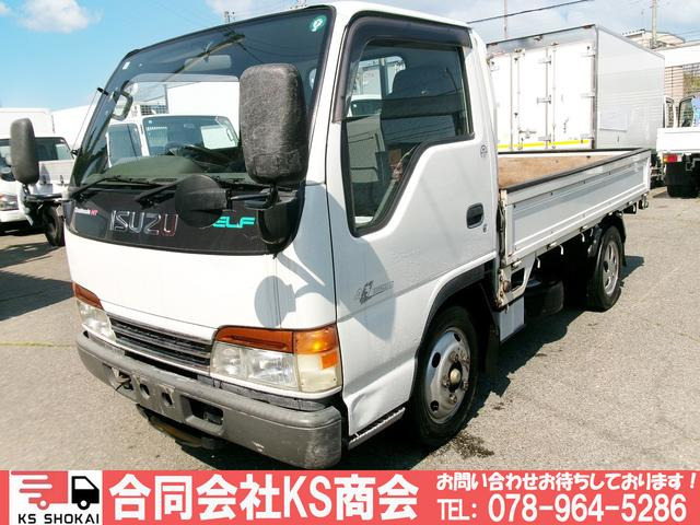 エルフ  平ボディ KK- 3方開 床鉄板 MT
