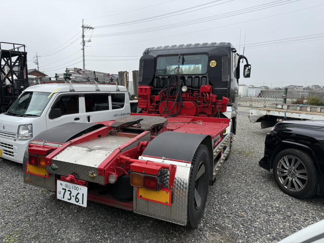 三菱ふそう スーパーグレート トレーラーヘッド V8 Wマフラー 第五輪