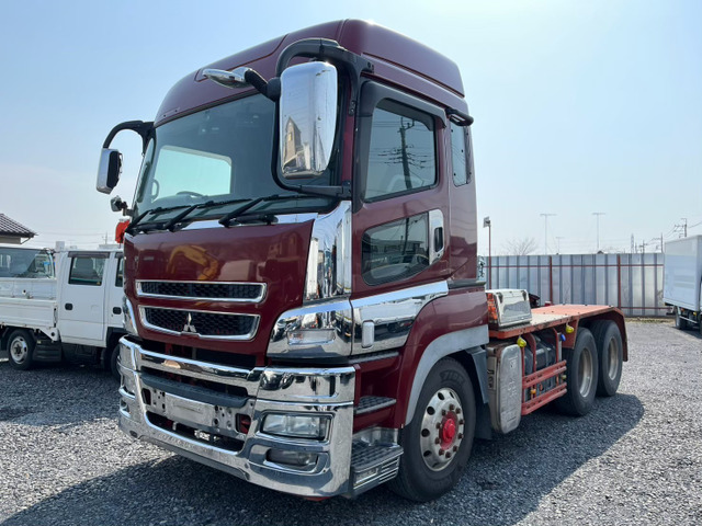 スーパーグレート トレーラーヘッド ダンプPTO付積載10.2t2デフ