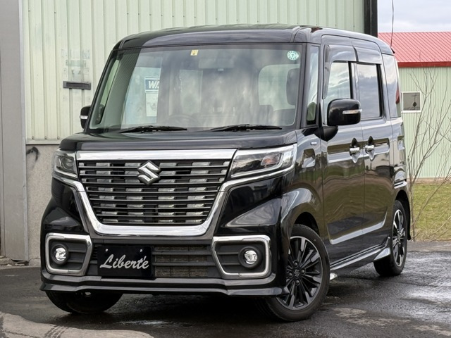 スペーシアカスタム ハイブリッド(HYBRID) XSターボ 衝突被害軽減ブレーキ非装着車 4...