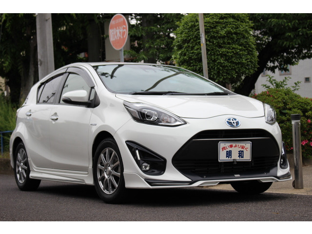 アクア 1.5 S スタイルブラック 後期型仕様・TRDエアロ!!