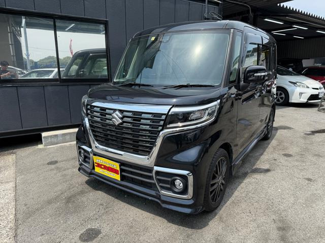 スペーシアカスタム ハイブリッド(HYBRID)  GS パワースライドドア 社外ナビ 外アルミ