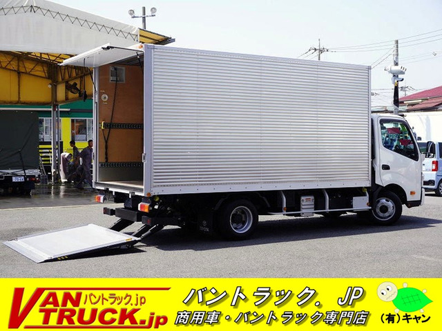 ダイナ 4.0 ワイド ロング フルジャストロー ディーゼル アルミバン 跳上パワーゲー...