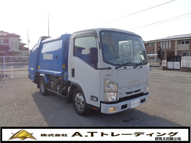 エルフ 塵芥車 新明和プレス4.2Ⅿ³汚水タンク