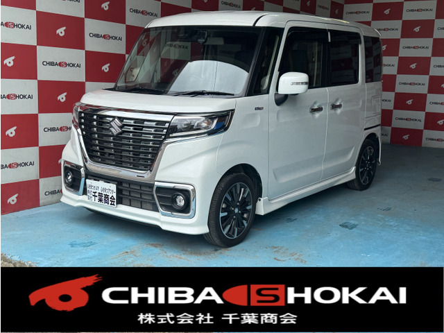 スペーシアカスタム ハイブリッド(HYBRID)  XSターボ 4WD 8インチナビ 全方位カメラ ...