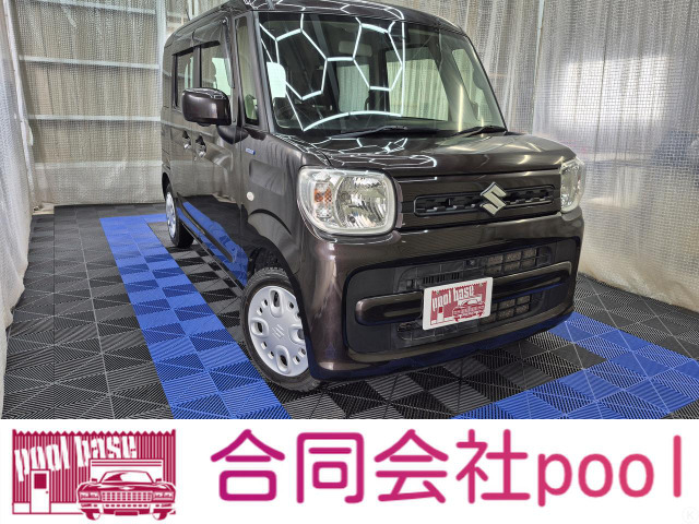 スペーシア ハイブリッド(HYBRID) G 4WD ハイブリッドG 全周囲カメラ 両側スライドド...