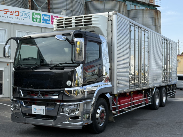 スーパーグレート 冷蔵冷凍車 デンソー製冷凍機 ダブルサイド観音扉