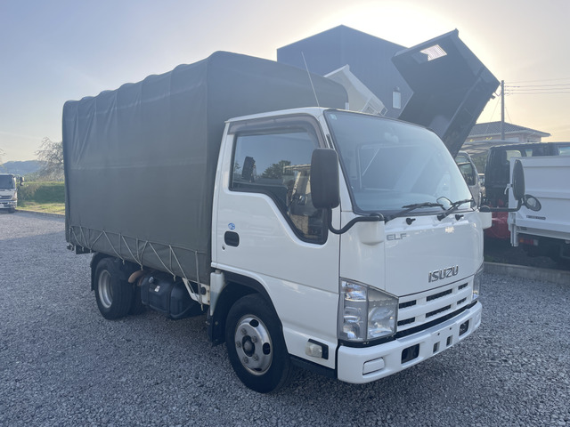 エルフ 3.0 フルフラットロー ディーゼル 1.5t 幌 トラック AT