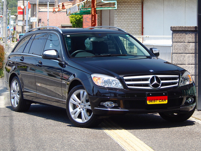 Cクラスワゴン C200 コンプレッサー アバンギャルド ハーフレザー・禁煙車・パークト...