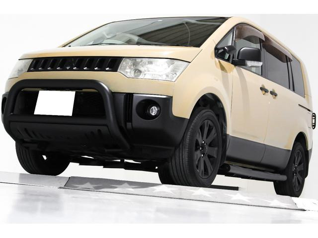 デリカD:5 2.4 シャモニー 4WD APJ製フロントグリルガード APJ製テールランプガード