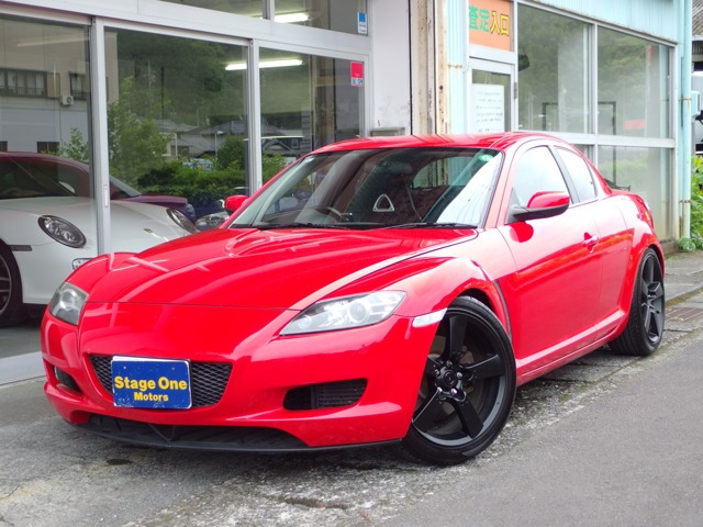 RX-8 トゥルーレッドスタイル タイプS ブリッツ車高調 オートエグゼマフラー