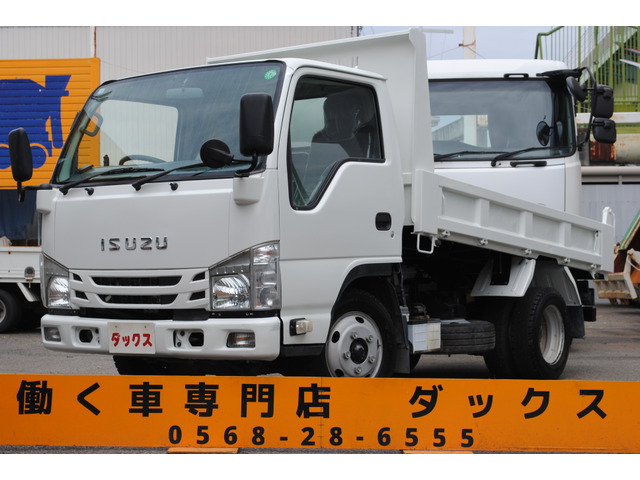 エルフ 3.0 フラットロー ディーゼル ターボ 全低床ダンプ 積載2t