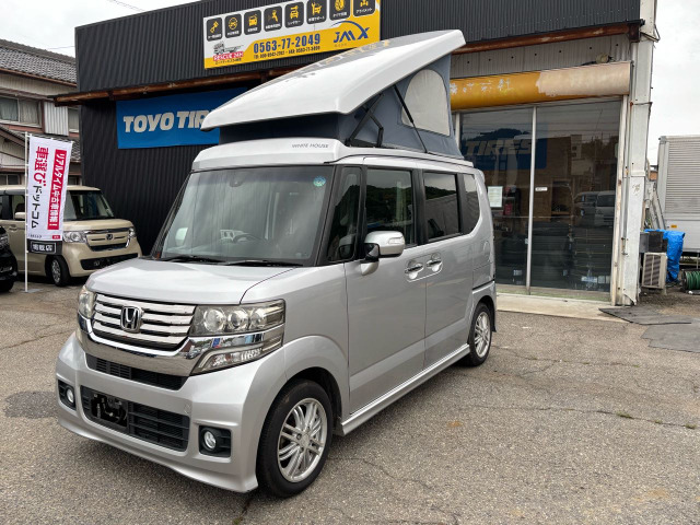 N-BOX+カスタム G ターボ Aパッケージ キャンピング 両側スライドドア ナビTV