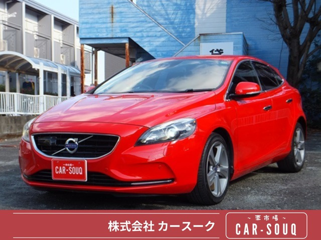V40 T4 T4 黒革シート/純正ナビ地デジ/バックモニター