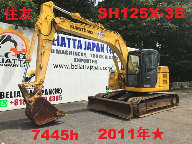 住友建機  SH125X-3B★7445h★