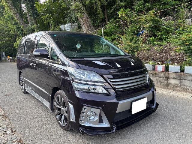 ヴェルファイア 2.4 Z エアロ アルミ 後席モニター 黄フォグ