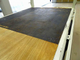 荷台内寸:258×180×38 三方開 垂直パワーゲート 800kg 極東開発/V802C-1MKT2 長:120cm/有効長:110cm 幅:175cm 左リア支柱PGスイッチ