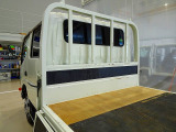 荷台内寸:258×180×38 三方開 垂直パワーゲート 800kg 極東開発/V802C-1MKT2 長:120cm/有効長:110cm 幅:175cm 左リア支柱PGスイッチ