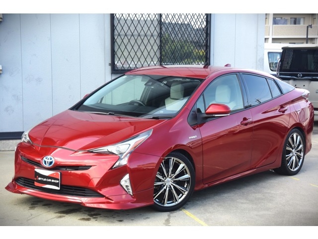 プリウス 1.8 S ツーリングセレクション エアロ 革シート WEDS18インチ