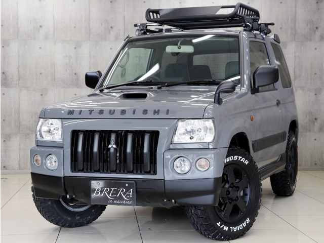 パジェロミニ デューク 4WD 新品MTタイヤ 新品Rラック テ-ルブラック